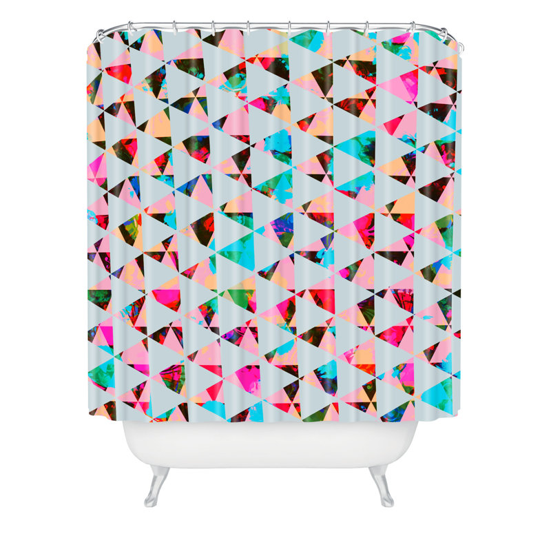 Geometric Shower Curtain