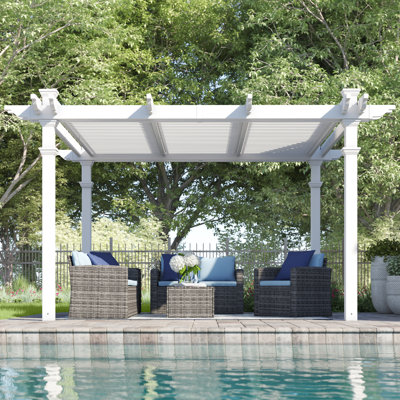 Pergola en vinyle Corfu