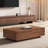 47.2" Extendable Coffee Table With Hidden Storage
