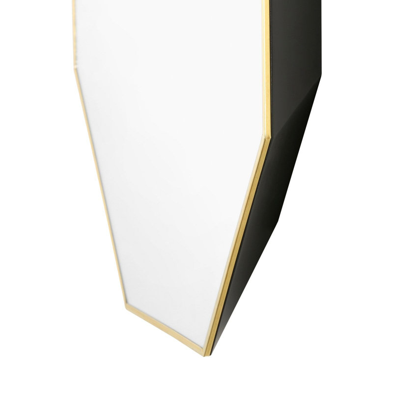 Eaves Framed Mirror, 14" x 14"