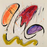 Red Orange Purple Citrine Print by Joyce Creiger