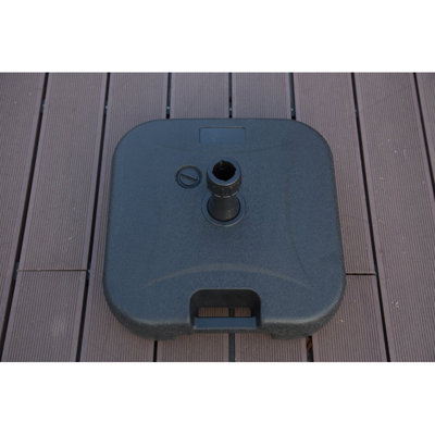 Base de parasol autoportante en plastique