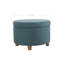 Repose-pieds rond avec rangement Chew Stoke-25182777