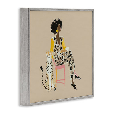 Savage Chic Glam avec giclée léopard, design par Svetlana Aleynikova