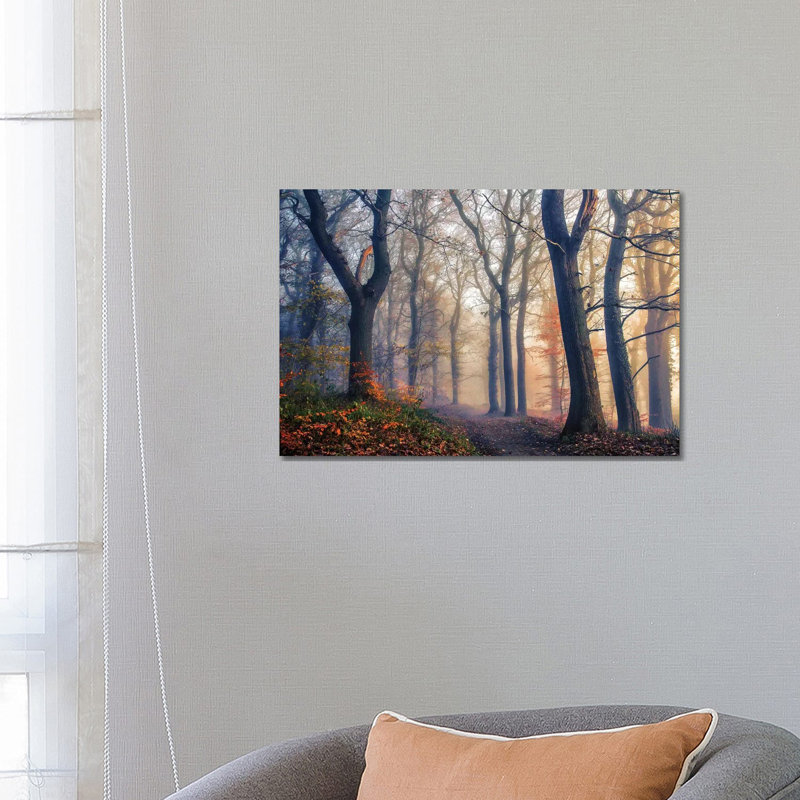 The Forest Path 1 Piece Wrapped Canvas Wall Art, 66.04 cm H x 45.72 cm W x 3.175 cm D