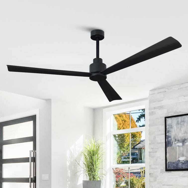 52" Kaleiyah 3 - Blade Propeller Ceiling Fan without Lights