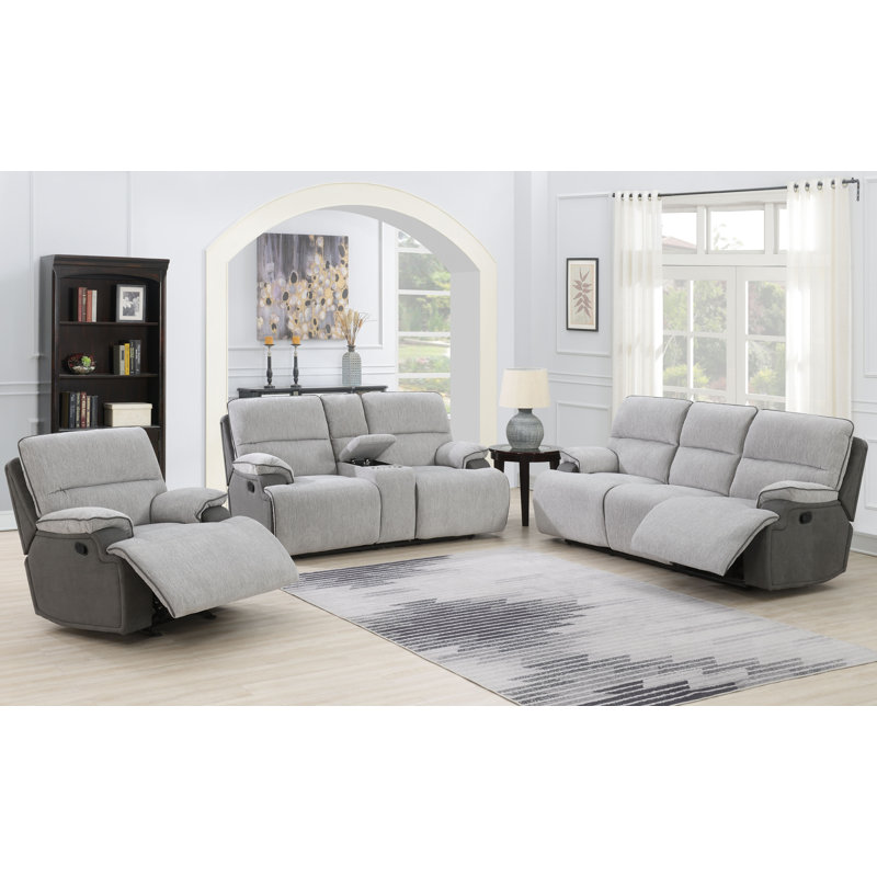 Anissia 88'' Upholstered Reclining Sofa