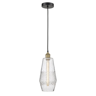 Luminaire suspendu conique 1 lumière