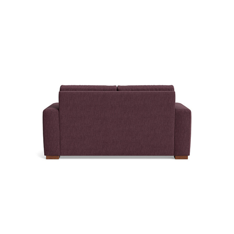 Couch Potato Loveseat (70"), Performance Weave - Aubergine