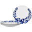 Noritake Sandefjord Set Of 4 Coupe Dinner Plates, 11"