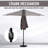 Sadie 269cm Balcony Parasol