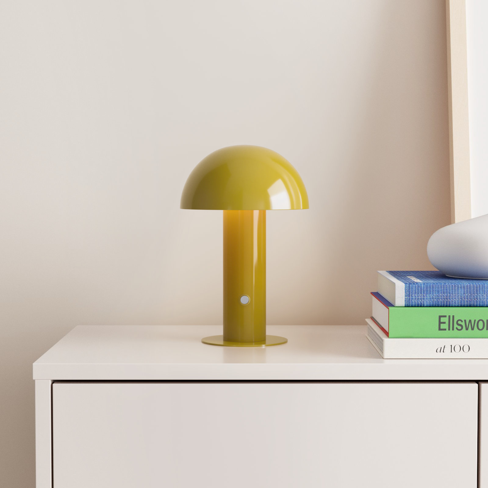 Viv Metal Desk Lamp, Yellow