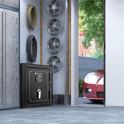 Safe 3.51 Cubic Ft - Your Precious Items From Fire Incidents And Theft With Solid Steel Construction Long-Lasting Durability