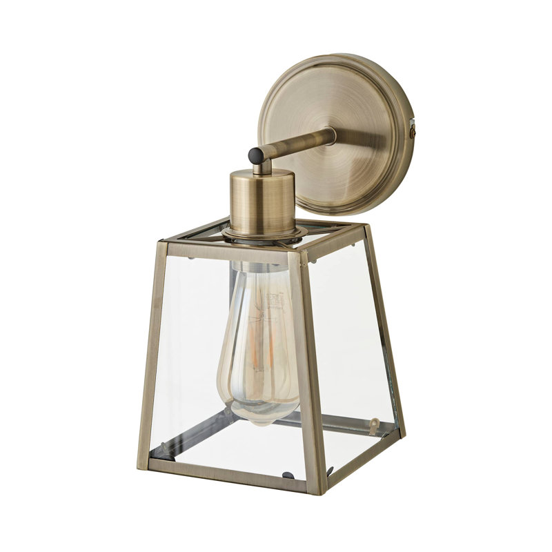 Aniva Armed Sconce, Brushed Brass, 2