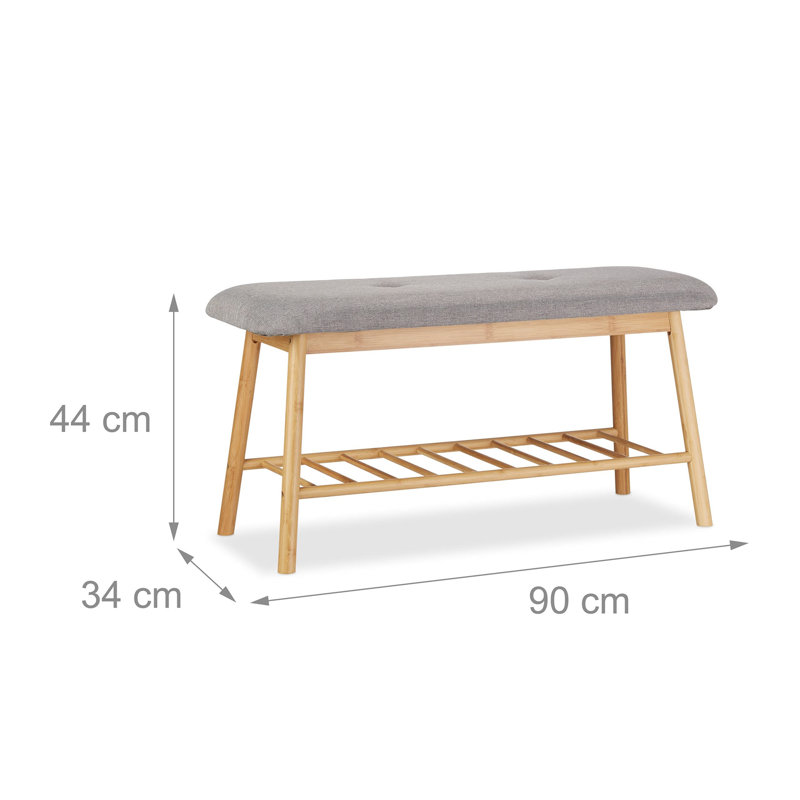 Det 3 Pair Shoe Storage Bench