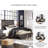 Drystan Slat Headboard Design Bed-1802388244