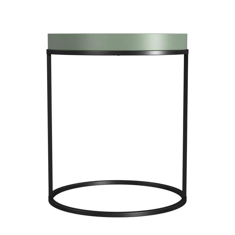 Arnay Frame End Table, Sage Green