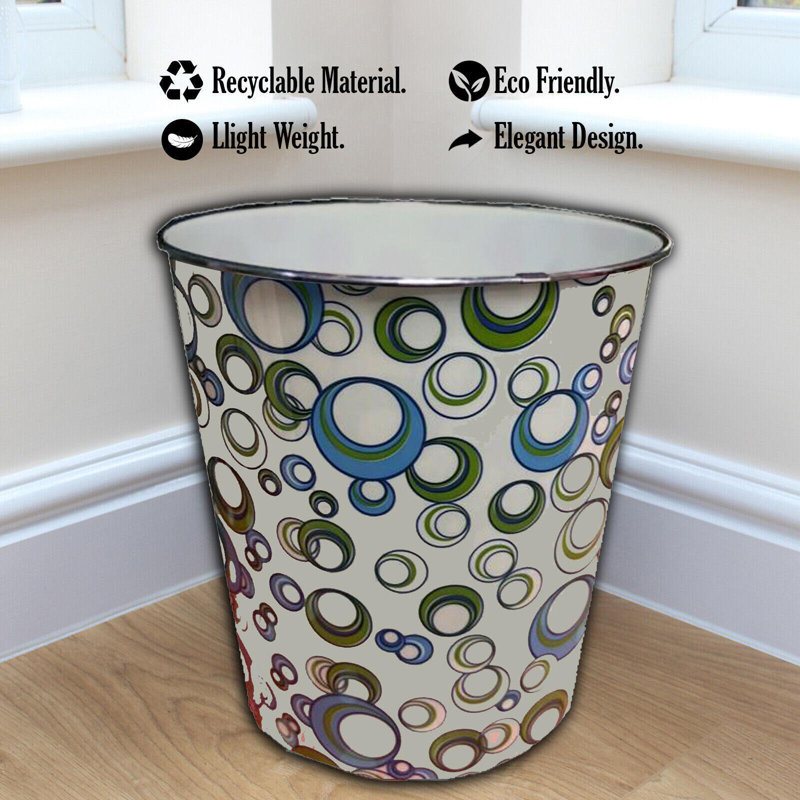 Brookside Plastic Open Waste Bin - 7.7L
