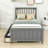 Twin Size 2 Drawers Platform Bed with Headboard-1942037571