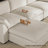 Knaack Oversized U Shaped 169.3'' Wide Sectional Sofa Velvet & Plush Wide Livingroom Couch-1549071056