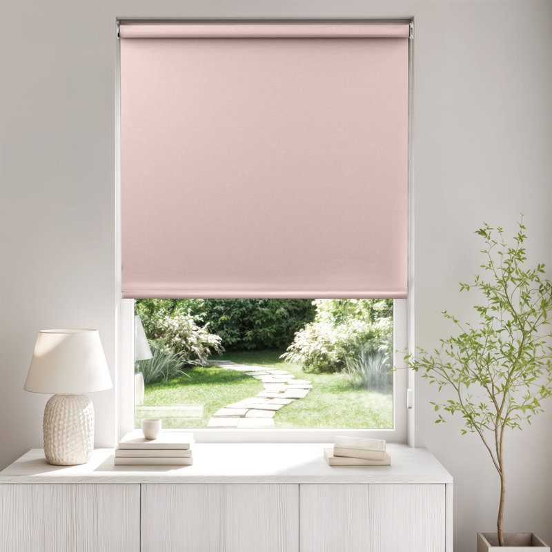 Blackout, 150cm W x 165cm L, Blush Pink