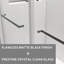 Porte de douche sans cadre l 56 po x H 76 po-63603316