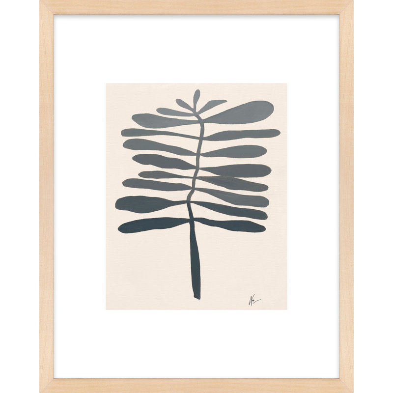 Flora 2 Print by Lee Lessem, Brown Framed, 50" H x 40" W x 1.25" D