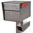 Mail Manager Locking Security Post Mounted Mailbox-16109902