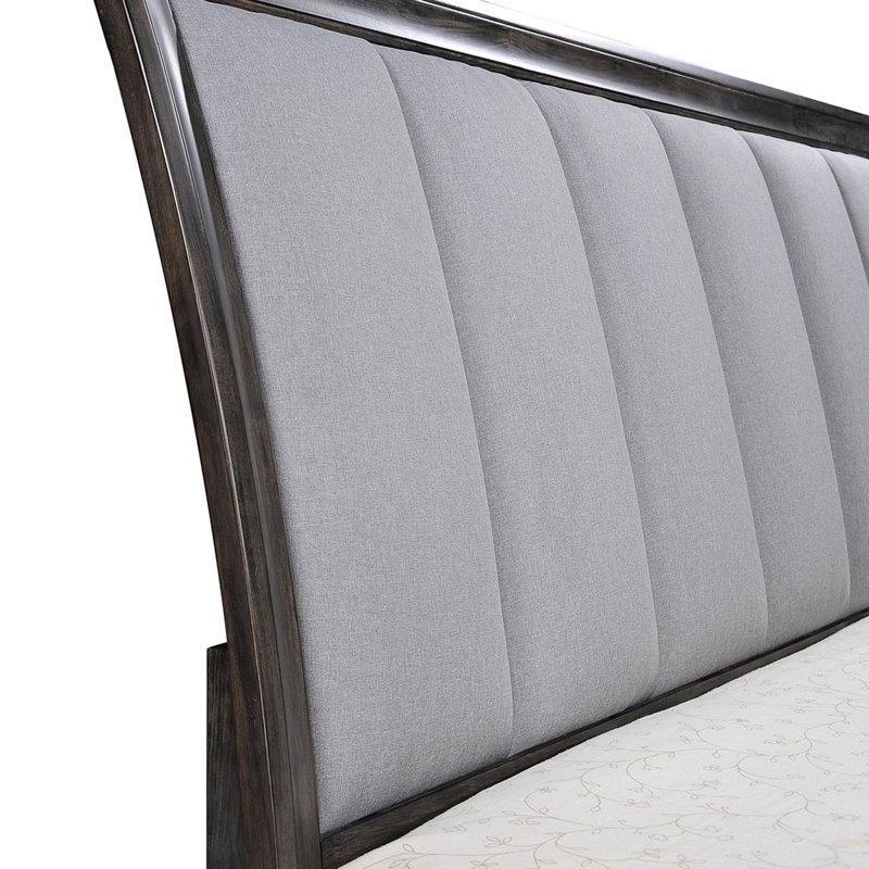 Tête de lit tapissier 1pc, gris, Très grand