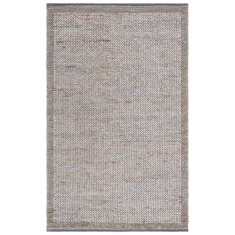 Natural Fiber Handwoven Jute Rug, Rectangle 6' x 9'