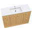 Meuble-lavabo simple en bois avec tiroirs Adonia-958480806