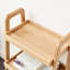 Banc de rangement Beech Bibliothèque en chêne massif. Conception classique, stabilité accrue. Polyvalent, portatif. Facile à assembler. Jaune. 17,37 po de profondeur, 12,67 po de largeur, 31,14 po de hauteur, 14,55 lb