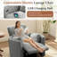 Fauteuil inclinable électrique pivotant et basculant de 40 po de largeur-1831436050