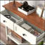 Console polyvalente rustique avec plusieurs options de rangement pour différentes pièces, parfaite pour les espaces de vie organisés et élégants-1699210845