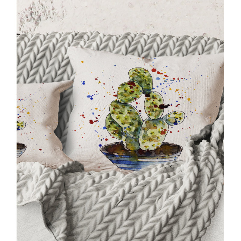 Floral Throw Pillow