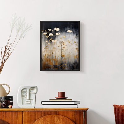 FLORAL Series CDXVIII  -Premium Framed Print -Ready to Hang - No Nails Required