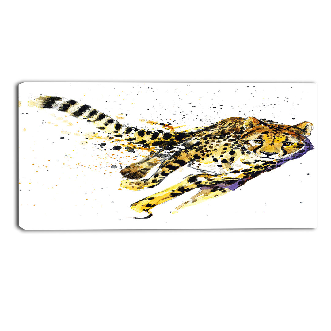 " Cheetah Illustration Artwork Animal " Design Art 