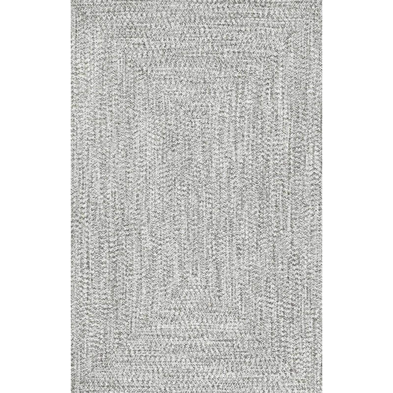 Glenn Solid Colour Indoor / Outdoor Area Rug, Rectangle 122 x 183cm