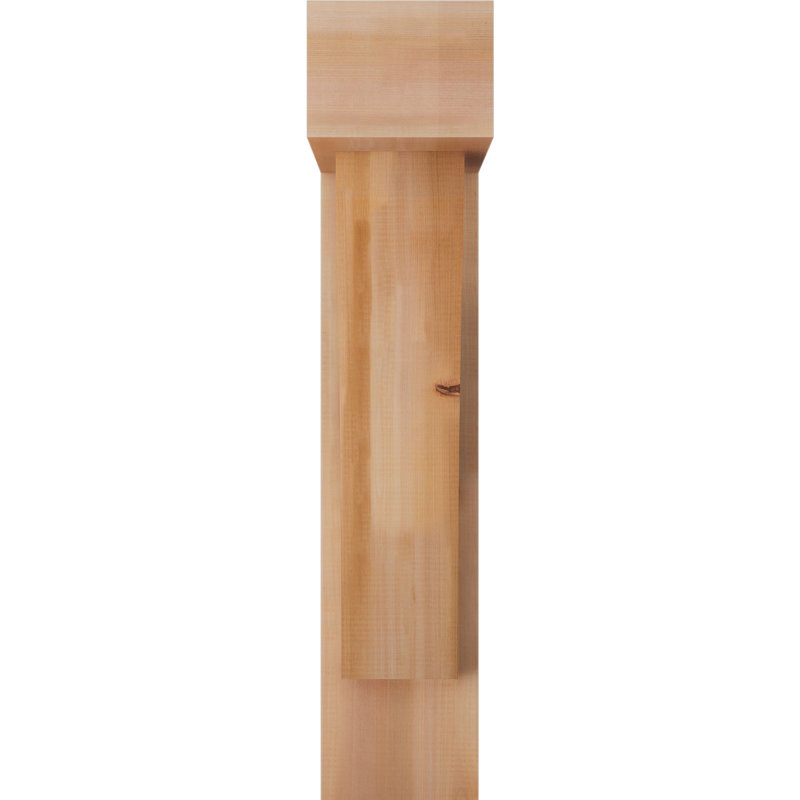 Support à blocs l 7 1/2 po x P 24 po x H 36 po Thorton, 36 x 24, Cèdre rouge occidental de l 7 1/2 po (lisse)