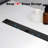 24" Linear Shower Drain With Bar Pattern Grate-119691812