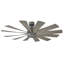Ventilateur de plafond à 12 pales avec contrôle mural et trousse d'éclairage à DEL Windflower de Windflower-32650334-32650335