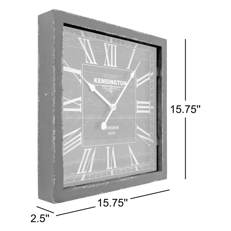 Horloge murale Phillina, Noir