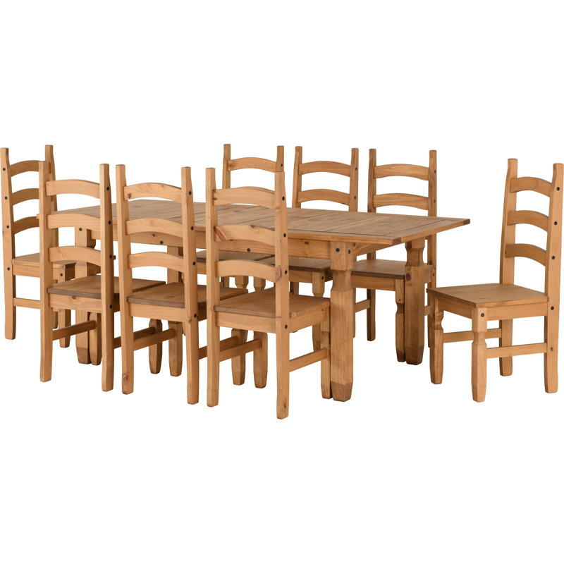 Castillon 8 - Person Dining Set, 9 Pieces: Table,8 Chairs