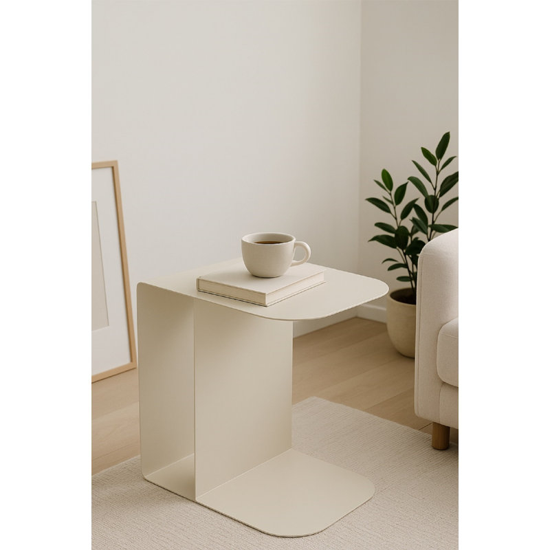 Side Table Iron Off-White