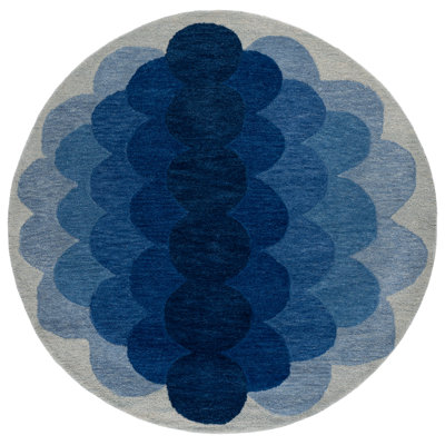Metro Hand Tufted Wool;Cotton Geometric Indoor Rug