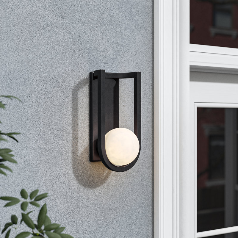 Seeley Aluminium LED Wall Light, 12" x 6" x 5.75"