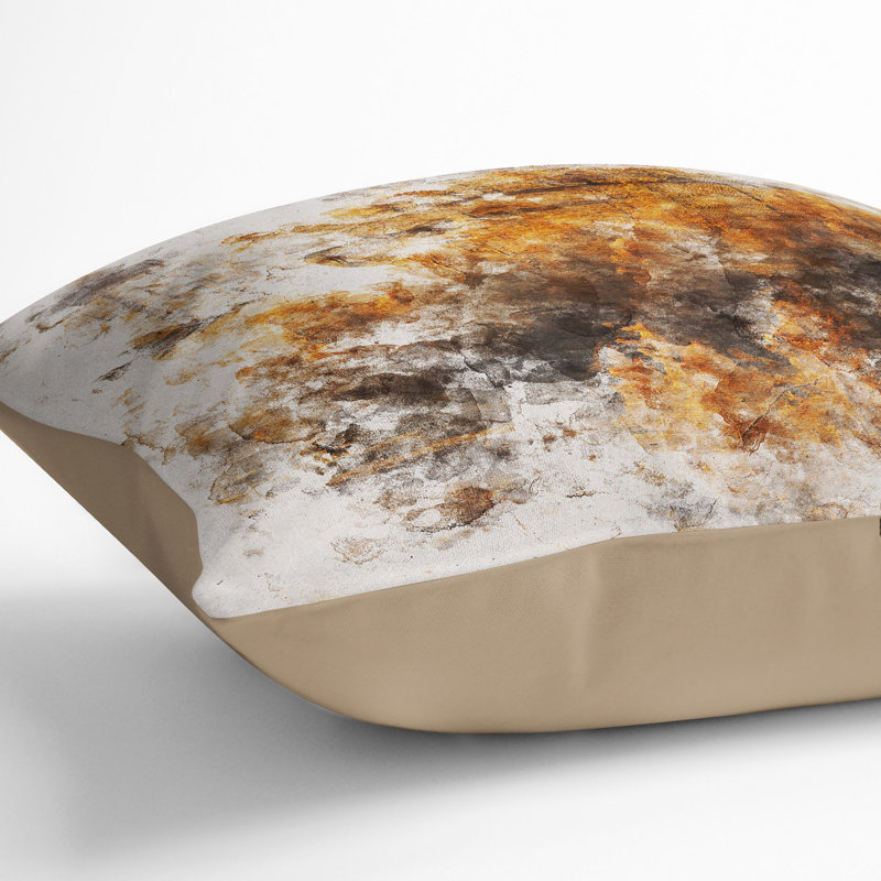 Square Throw Cushion, Stone, 55cm H x 55cm W x 20cm D