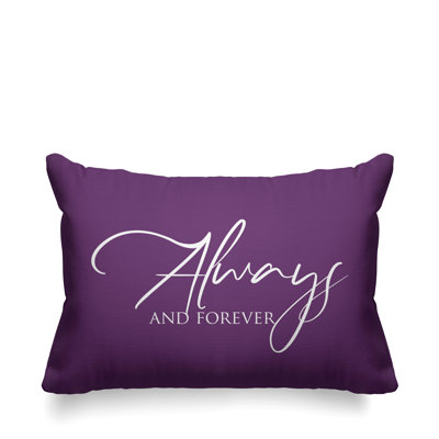 Housse et insert de coussin rectangulaire extérieur Aspire Always and Forever