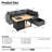 4 - Person Patio Furniture Set With Coffee Table, Outdoor Wicker Rattan Sectional Seating Group With Cushions, All Weather Sofa Conversation Set With Fire Pit Table For Garden Backyard-1918112359