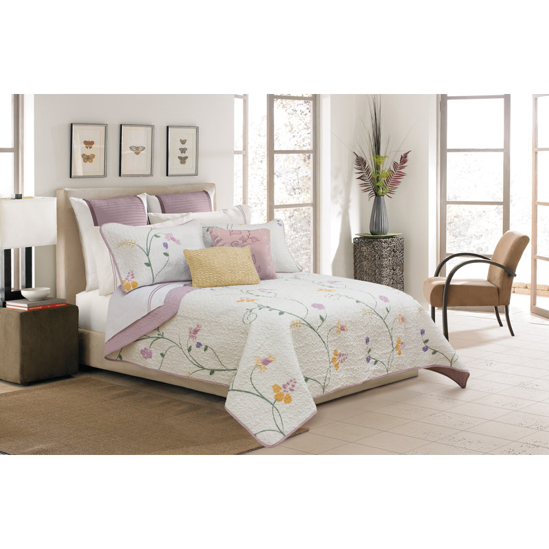 Floral Quilt, King Quilt + 2 King Shams